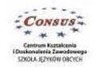 Logo CONSUS Szkoła Języków Obcych
